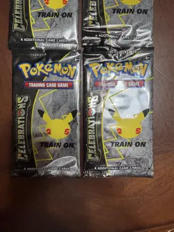 Pokemon TCG: Sword & Shield- (4) CELEBRATIONS Booster Packs- NEW/FACTORY SEALED - Image 2