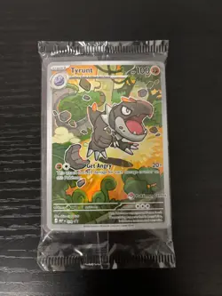 Pokemon TCG - Tyrunt Pokemon Center Stamp Promo MEP 070 Perfect Order *SEALED* - Image 1