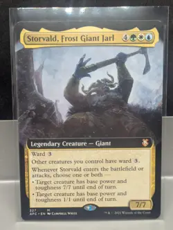 Storvald, Frost Giant Jarl X1 NM Ex Art Adventures in the Forgotten Realms MTG - Image 1
