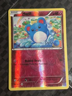 Marill 76/114 C Steam Siege Pokemon Reverse Holo LP - Image 1