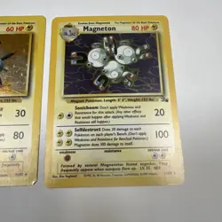Pokemon Magneton Holo Rare Fossil 11/62 Plus 9/102 - Image 5