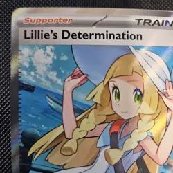 Lillie's Determination 169/132 Pokemon TCG Mega Evolution Ultra Rare Holo NM - Image 3