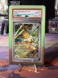Pokemon 2025 Eevee 173 Black Star Promo Prismatic Evolutions ETB GEM MINT PSA 10 - Image 1
