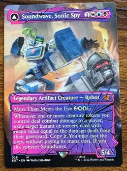 Soundwave, Sonic Spy #28 · Universes Beyond: Transformers · Borderless Non-Foil - Image 1