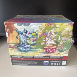 Pokemon Prismatic Evolutions Mini Tin Display Box (8 Tins) * NEW SEALED * (tear) - Image 2