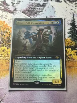 Mint/Near-Mint, English - 1 x MTG Bonny Pall, Clearcutter - Foil - Extended Art - Image 1