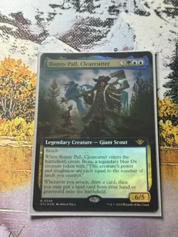Mint/Near-Mint, English - 1 x MTG Bonny Pall, Clearcutter - Foil - Extended Art - Image 2