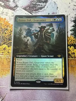 Mint/Near-Mint, English - 1 x MTG Bonny Pall, Clearcutter - Foil - Extended Art - Image 5