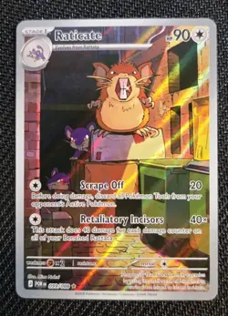 Pokemon Mega Evolution Perfect Order Raticate 099/088 Illustration Rare - Image 1