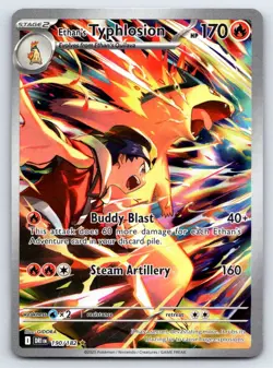 Pokemon - Ethan's Typhlosion 190/182 Illustration Rare Holo - Destined Rivals NM - Image 1
