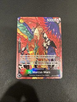 ST. MARCUS MARS - OP13-091 Alt Art - One Piece Card Game - Carrying on His Will - Image 1
