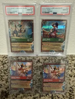 Daisy Duck, Goofy, And Mickey - Disney Cruise Promo Disney Lorcana Promo Cards - Image 1