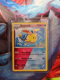 Pokemon TCG Azumarill 77/114 Common Non Holo Steam Siege Shiny 2016 Card LP - Image 1