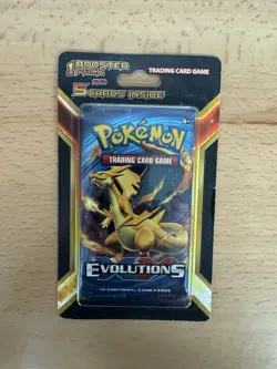 Art Set Sealed Pokemon XY Evolutions Booster Pack 5 Cards Blister Pack Charizard - Image 2