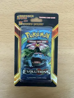 Art Set Sealed Pokemon XY Evolutions Booster Pack 5 Cards Blister Pack Charizard - Image 4