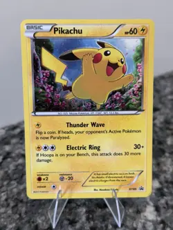 Pikachu XY89 X & Y Ultra Rare Holo Black Star Promo Pokemon Card MP/HP - Image 1