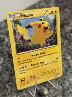 Pikachu XY89 X & Y Ultra Rare Holo Black Star Promo Pokemon Card MP/HP - Image 5