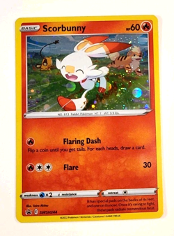 Scorbunny - SWSH244 - Cosmos Holo - SWSH Black Star Promos - Pokemon Card_5 - Image 1