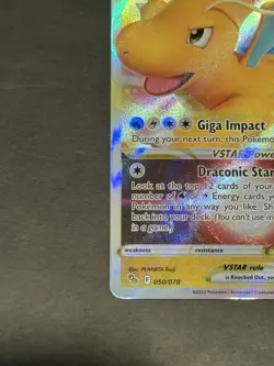 Pokemon TCG Dragonite VSTAR Holo Ultra Rare Card 050/078 Pokemon - Image 4