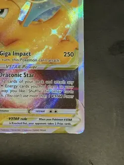 Pokemon TCG Dragonite VSTAR Holo Ultra Rare Card 050/078 Pokemon - Image 5