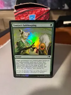 MTG Tamiyo's Safekeeping Kamigawa: Neon Dynasty Foil (211/302) LP FREE SHIPPING - Image 1
