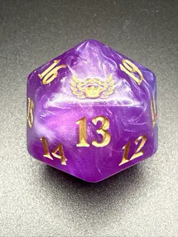 Oversized Spindown Dice D20 - Magic The Gathering - Streets Of New Capenna - Image 1