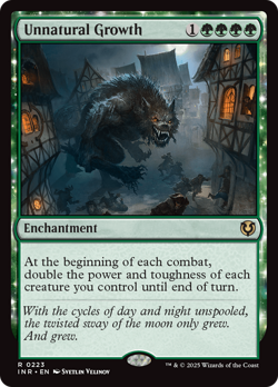 Unnatural Growth [Innistrad Remastered] Magic MTG - Image 1