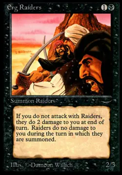 Erg Raiders (Light) HP, English MTG Arabian Nights - Image 1