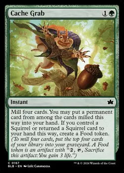 1x Cache Grab - Foil NM Eng MTG - Bloomburrow - Image 1