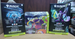 MTG EDGE ETERNITIES COLLECTOR BOX + (2) COMMANDER DECKS - Image 1