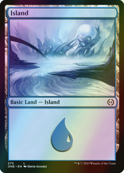 MTG Island (273) Foil ** Phyrexia: All Will Be One ** English (NM) - Image 1