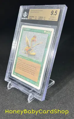 MTG 3rd Edition Revised 1994 Cockatrice BGS 9.5Q (TRUE QUAD) GEM MINT Pop.1 of 3 - Image 3
