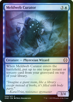 MTG Meldweb Curator Foil ** Phyrexia: All Will Be One ** English (NM) - Image 1