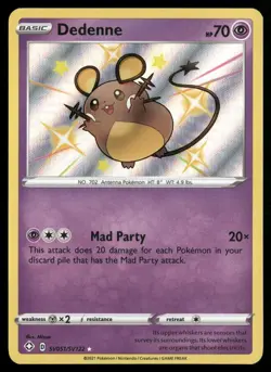 Dedenne Shining Fates: Shiny Vault Shiny Holo Rare SV051/SV122 Pokemon TCG - Image 1