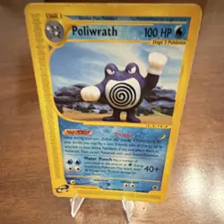 Pokemon Poliwrath 060/165 Expedition Base Set Rare Stage 2 HP100 Regular English - Image 1