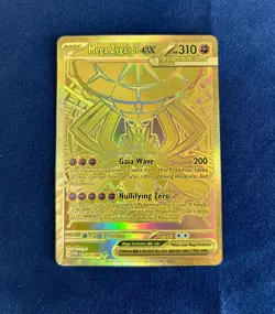 Pokemon TCG Perfect Order Hyper Rare Gold Mega Zygarde EX Full Art 124/088 - Image 1