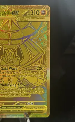 Pokemon TCG Perfect Order Hyper Rare Gold Mega Zygarde EX Full Art 124/088 - Image 3