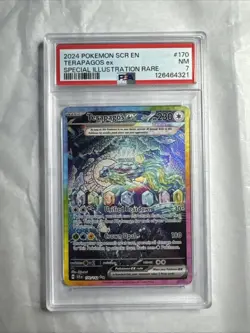 2024 Pokemon SCR en Terapagos EX PSA 7 - Image 1