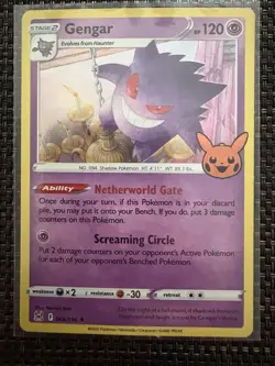 Pokemon Gengar card lot x2 066/196 Netherworld Gate Screaming Circle 2022 - Image 3