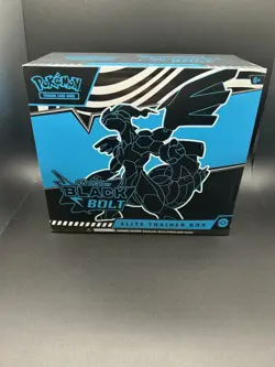Pokemon Scarlet & Violet Black Bolt ETB Elite Trainer Box SEALED - Image 1