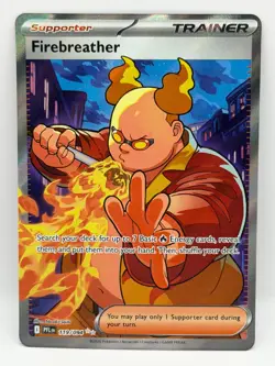 Firebreather 119/094 Phantasmal Flames NM Ultra Rare Holo Pokemon TCG - Image 1