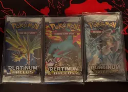 Pokemon Platinum Arceus Booster Packs x3-Sealed 2009 - Image 1