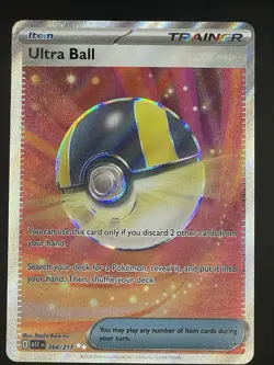 Pokemon TCG Ascended Heroes Ultra Ball 264/217 Secret Rare Full Art English - Image 1