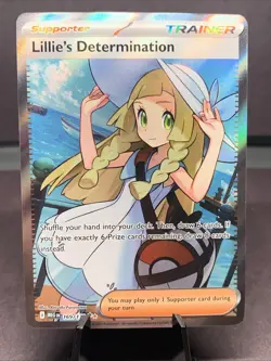 Pokemon TCG Lillie's Determination 169/132 Me01: Mega Evolution Full Art Holo - Image 1