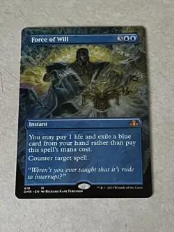 Force of Will (Borderless) Dominaria Remastered Regular - Image 1