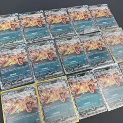 15*Lot Pokemon TCG S-Chinese csv5C 075/129 RR Charizard ex Holo #31 KB72 - Image 2