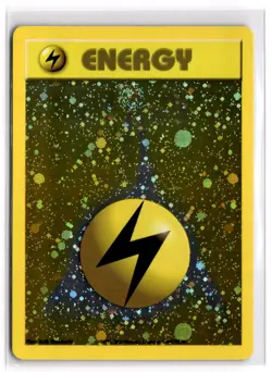 🌀 SWIRL Pokemon TCG Lightning Energy Holo WotC 2002 League Promo LP-a - Image 1