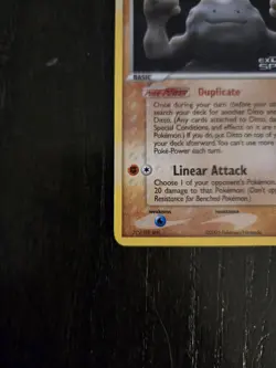 Ditto (Geodude) 62/113 Delta Species Reverse Holo Rare Pokemon TCG Nintendo - MP - Image 3