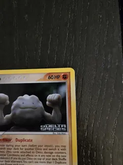 Ditto (Geodude) 62/113 Delta Species Reverse Holo Rare Pokemon TCG Nintendo - MP - Image 5