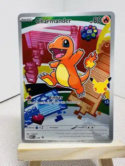 Pokemon First Partner Illustration Collection MEP Charmander 38 Black Star Promo - Image 1